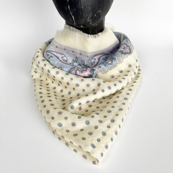 Vintage Fringe Bandana Scarf Headband Boho Hippie Bohemian Coastal Cowgirl Y2K - Picture 7 of 7